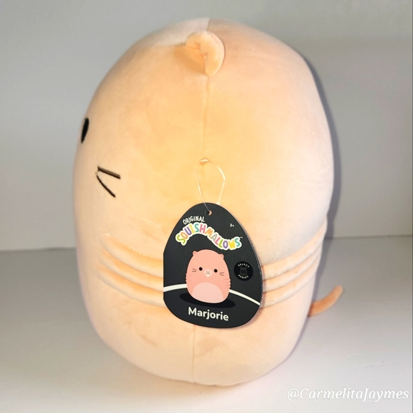 MARJORIE 🐁 SELECT SERIES Naked Mole Rat Original Squishmallow by Kellytoy NWT - Picture 5 of 8